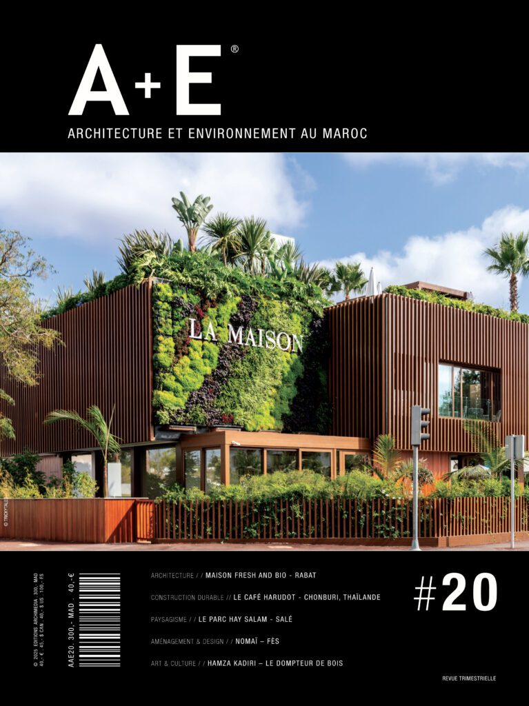Plan architectural de maison individuelle à Rabat