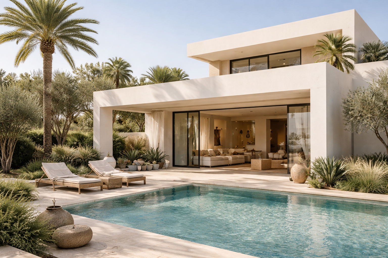 Cloud Dancer : la couleur Pantone qui inspire l’architecture contemporaine au Maroc